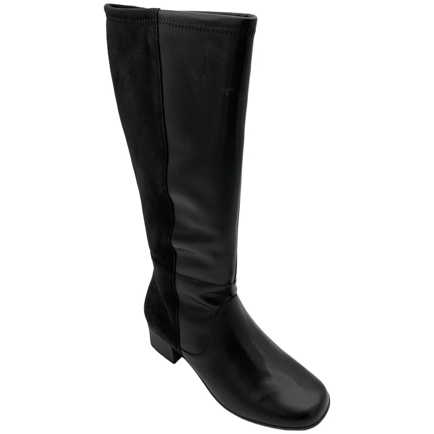 Ros Hommerson Women's Mix Tall Shaft Wide Calf Boots Black - Wide